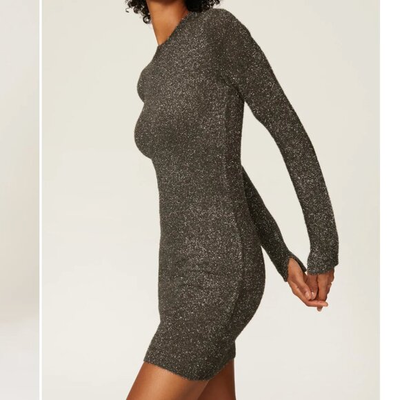 Small - AllSaints - Sparkle Mini Dress Rent the Runway RTR $245 msrp - Picture 1 of 10